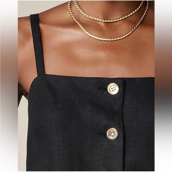 NWT J. CREW Claudia Dress in Linen Size MT - Picture 3 of 10